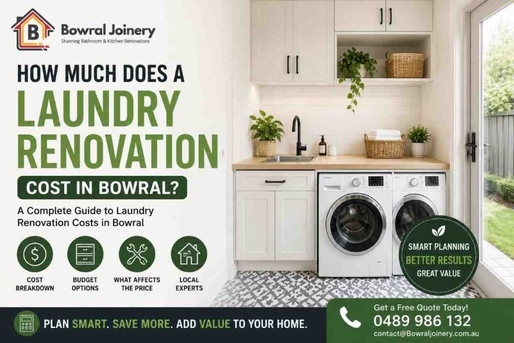 How Much Does a Laundry Renovation Cost in Bowral - bowral joinery