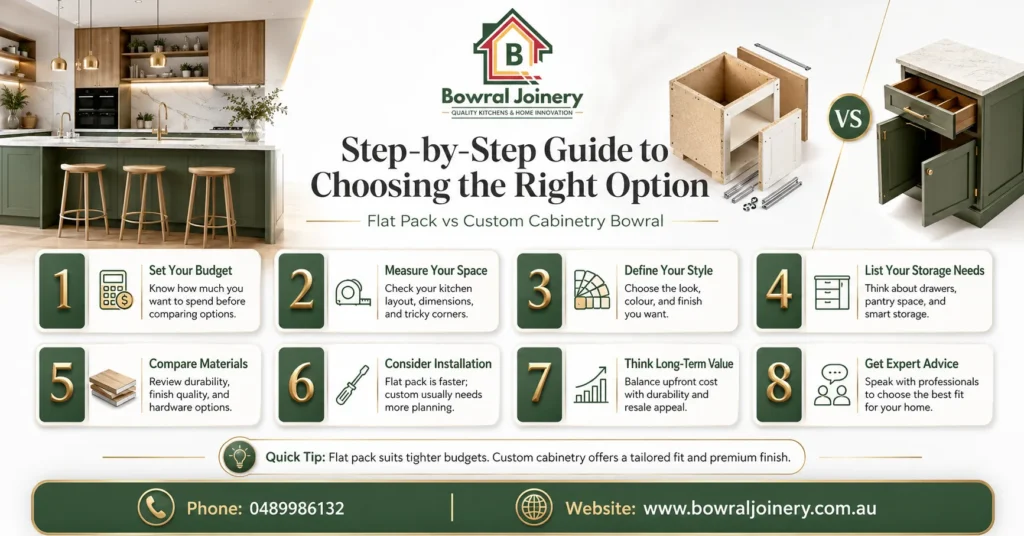 Flat Pack vs Custom Cabinetry Bowral: Which Wins?