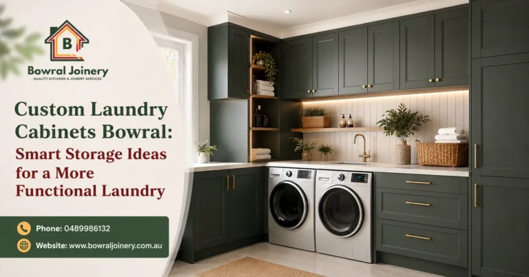 custom laundry cabinets Bowral